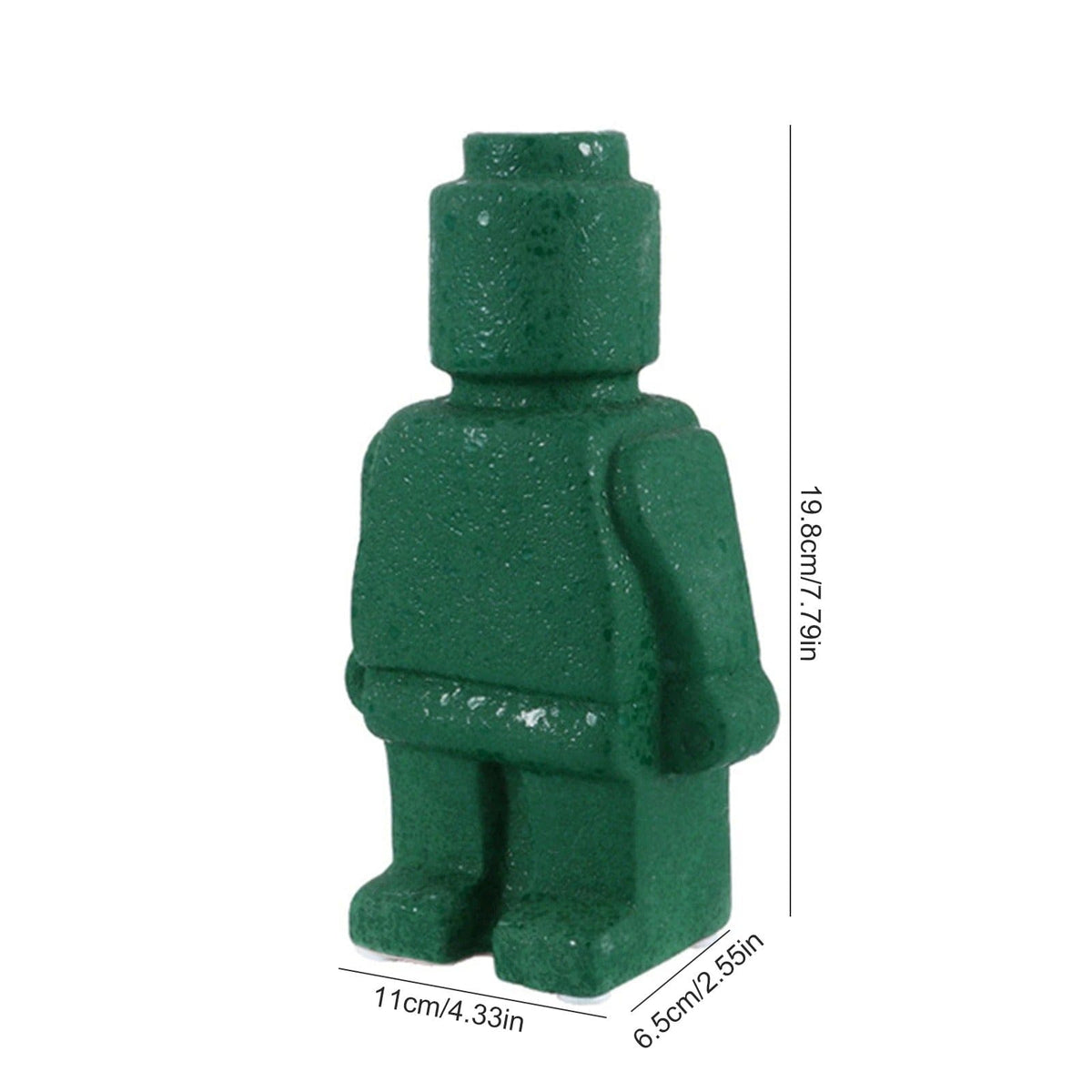 Vase à Fleurs Culture Pop Vert Maison Gaya Vase en céramique