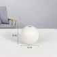 Vase Boule en Céramique – Noir ou Blanc Blanc / Petit Fleurs-Séchées Gaya Vase en céramique