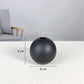Vase Boule en Céramique – Noir ou Blanc Noir / Petit Fleurs-Séchées Gaya Vase en céramique