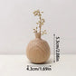 Vase en Bois Modèle 3 Fleurs-Séchées Gaya Vase en bois
