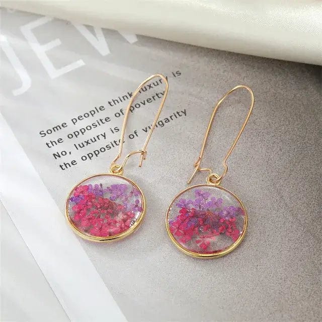 Boucles d'Oreilles en Fleurs Séchées Alba Maison Gaya Boucles d'oreilles en fleurs séchées