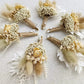 Boutonnières en Fleurs Séchées Baptême (8 pièces) Maison Gaya Boutonnière
