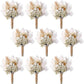 Boutonnières en Fleurs Séchées Bohème (8 pièces) Maison Gaya Boutonnière