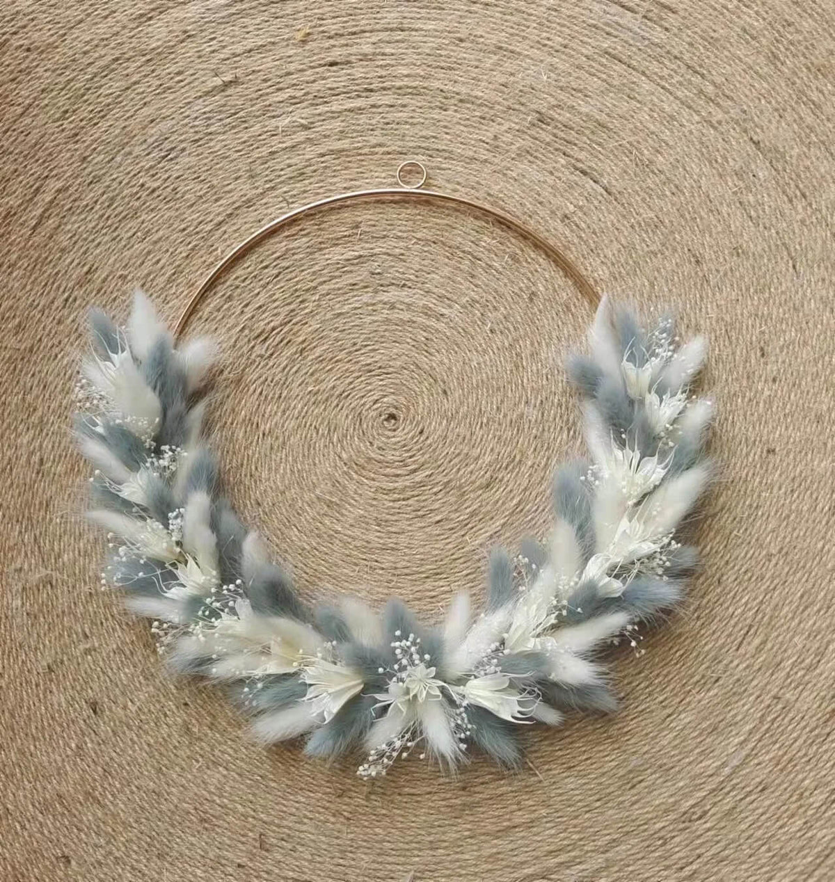 Couronne de Fleurs Séchées Murale Cocoon Maison Gaya Couronne Murale