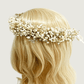 Couronne de Tête Champêtre en Fleurs Séchée Gypsophiles Naturelles Maison Gaya Couronne de tête