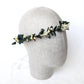 Couronne de Tête en Fleurs Séchées Gypsophile Eucalyptus Maison Gaya Couronne de tête