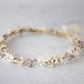 Couronne de Tête en Fleurs Séchées Violette Maison Gaya Couronne de tête