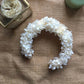 Couronne de Tête Mariage Blanche en Hortensias Stabilisés Maison Gaya Couronne de tête