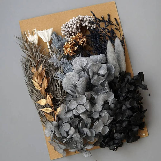 Fleurs Séchées en Vrac Grises pour DIY Maison Gaya Fleurs en vrac