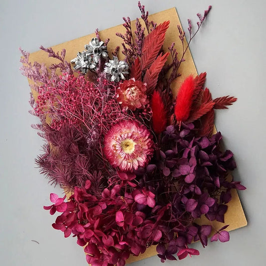Fleurs Séchées en Vrac Rouges pour DIY Maison Gaya Fleurs en vrac