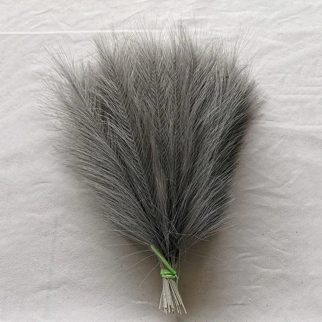 Herbes de la Pampa  Grises - 5 Tiges 35 cm Maison Gaya Herbes de la pampa