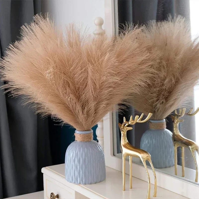 Herbes de la Pampa Marrons - 5 Tiges 35 cm Maison Gaya
