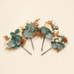 Lot de 4 Épingles en Fleurs Séchées Champêtres Maison Gaya Épingle en fleurs séchées
