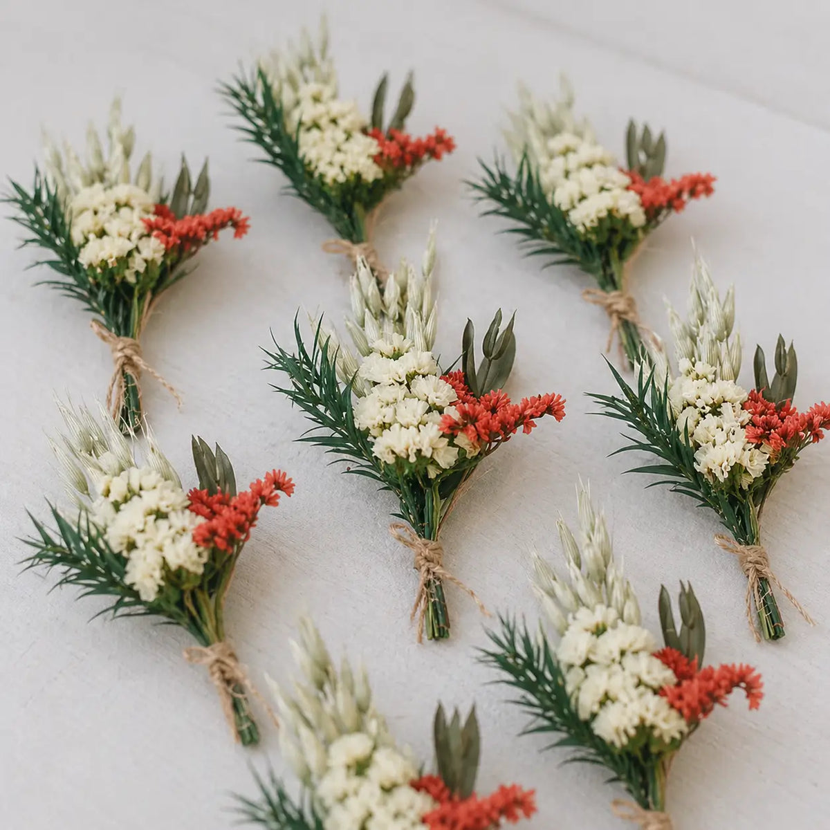 Lot de Mini Bouquets de Fleurs Séchées Champêtre Maison Gaya Mini bouquet