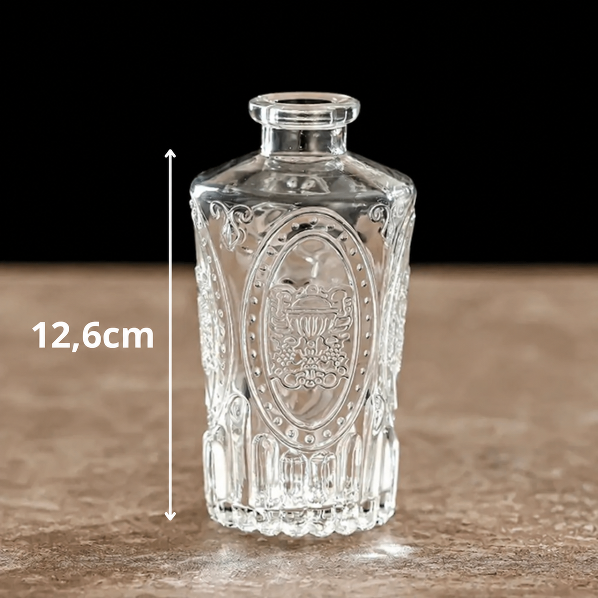 Petit Vase en Verre Vintage Pour Fleurs Séchées Modèle 7 Maison Gaya Vase en verre