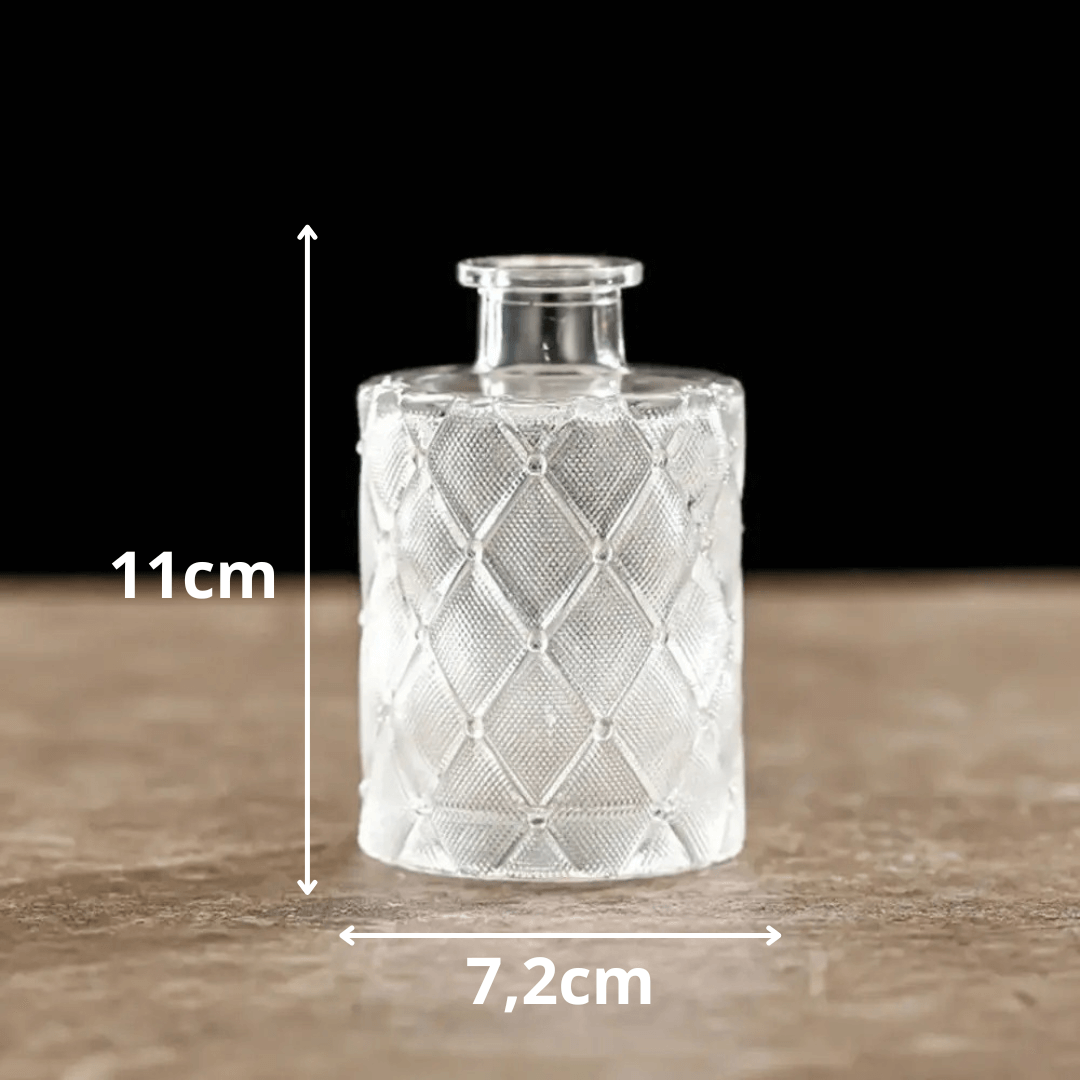 Petit Vase en Verre Vintage Pour Fleurs Séchées Modèle 9 Maison Gaya Vase en verre
