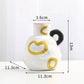 Vase Graphique en Céramique Ronds Jaunes Maison Gaya Vase en céramique