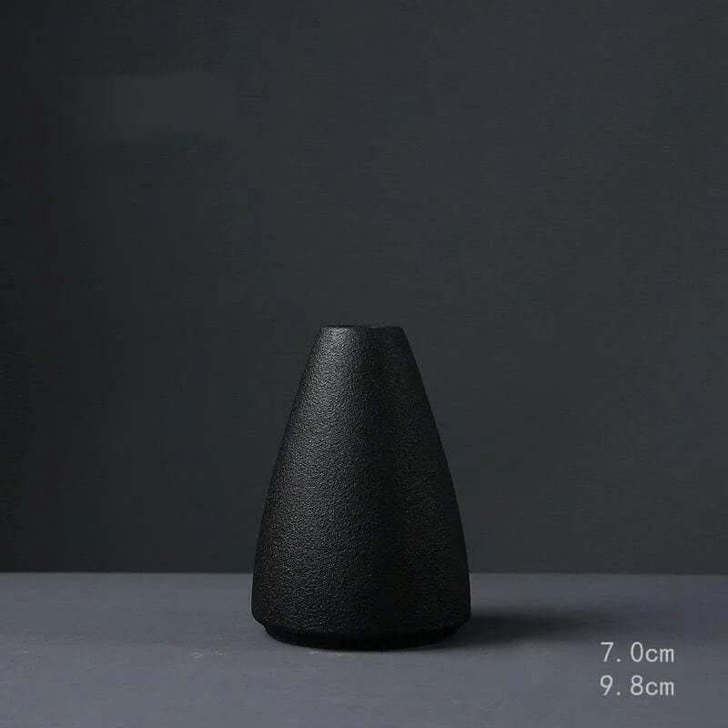 Vase Noir en Céramique Modèle 5 Maison Gaya Vase en céramique