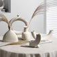 Vase Scandinave Blanc Maison Gaya Vase en céramique