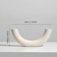 Vase Scandinave Blanc Alva Maison Gaya Vase en céramique