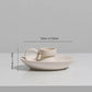 Vase Scandinave Blanc Asta Maison Gaya Vase en céramique