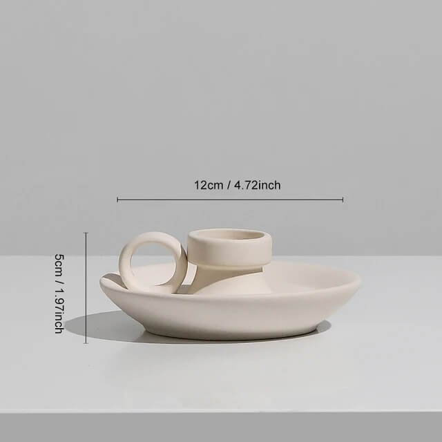 Vase Scandinave Blanc Asta Maison Gaya Vase en céramique