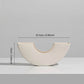 Vase Scandinave Blanc Elin Maison Gaya Vase en céramique