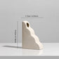 Vase Scandinave Blanc Ida Maison Gaya Vase en céramique