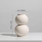 Vase Scandinave Blanc Maja Maison Gaya Vase en céramique
