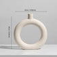 Vase Scandinave Blanc Nina Maison Gaya Vase en céramique